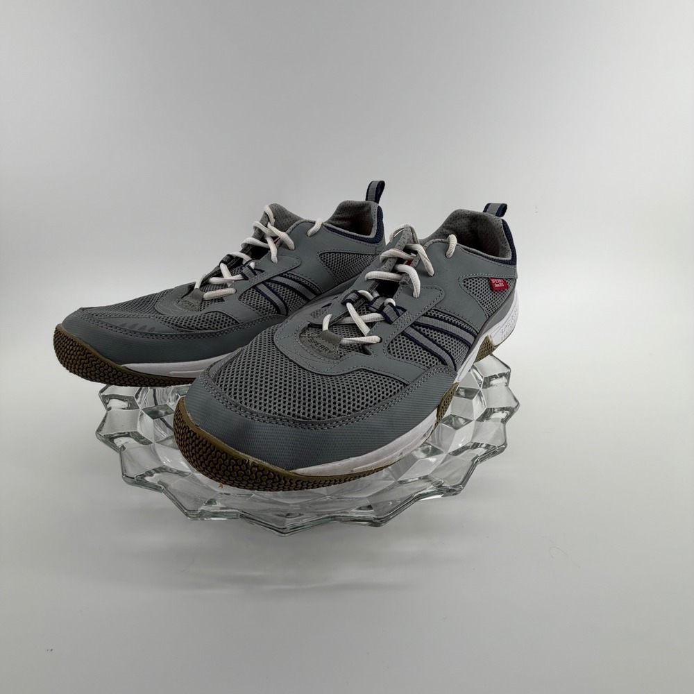 Sperry Top Sider Mens Shoes Size 13 Gray Mesh Lace Up Low Top Sneakers STS18529